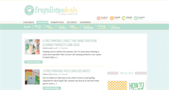Desktop Screenshot of frugalistasdeals.com